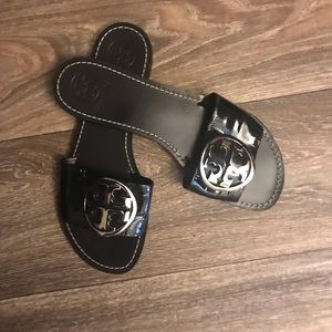 Tory Burch Grania Patent Calf Sandals